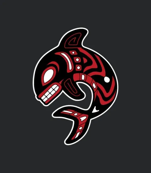 Northwest Coast Orca Native American Totem Er