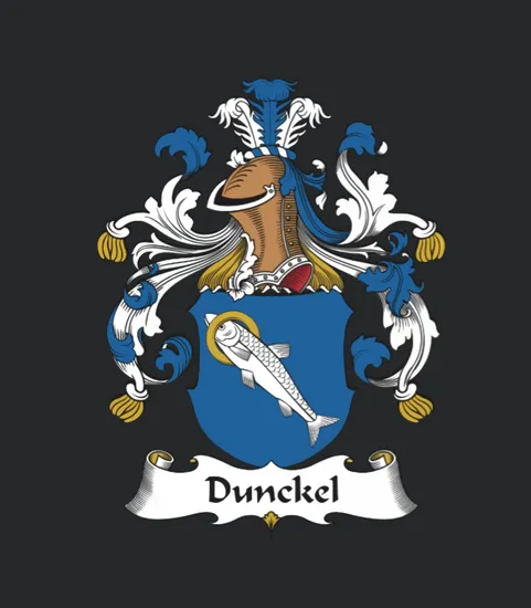 Dunckel Family Crest German Family Crests Garment-Dyed Heavyweight T ...