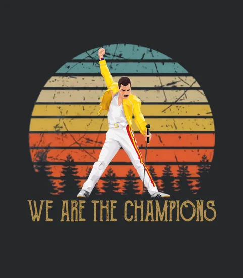 Freddie Mercurys We Are The Champion Vintage