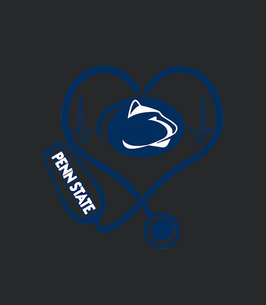 Nurse Love Penn State Nittany Lions Heartbeat