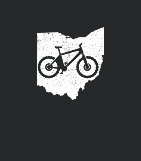 Ohio Mountain Bike Biking Cycling Mtb Biker Gift Tee