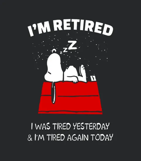 Snoopy Retired