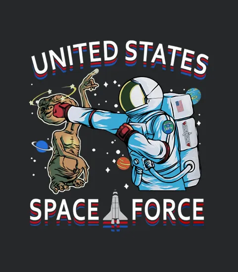 United States Space Force Astronaut Hit Alien