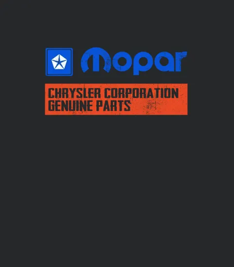 1985 90 Mopar Logo Chrysler Corporation Genuine Parts