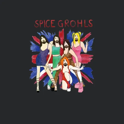 Foofighters Band Graphic Dave Spice Grohls Casual Funny