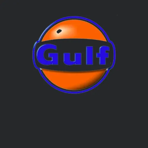 Gulf Gasoline Gas Station Vintage Fuel Petro Logo Png