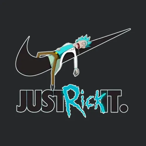Just Rick It Funny Nike Rick And Morty Parody