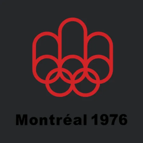 Montreal Summer 1976 Olympics Retro Logo World Olympiad Event