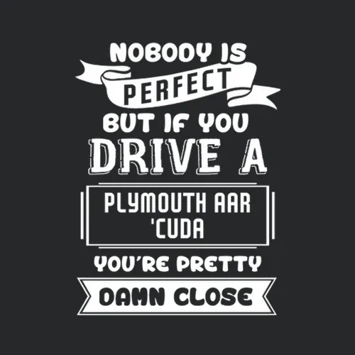 Nobody Is Perfect But If You Drive A Plymouth Aar Cuda A Funny Car