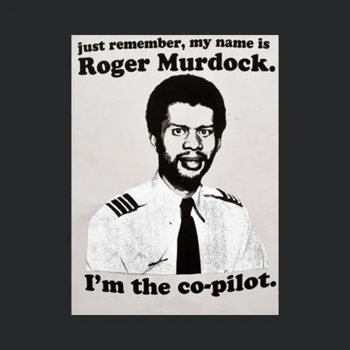 Roger Murdock Airplane Kareem Abdul Jabbar Basketball Comedy Movie