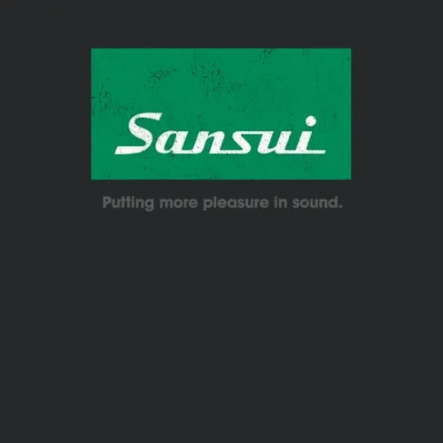 Sansui Audio Stereo Retro Logo Receiver Stereo Hi Fi Japanese