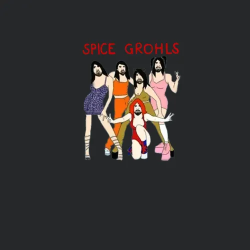Spice Grohls Graphic Design Foofighters Funny
