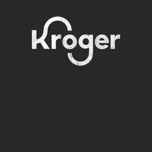 Kroger Grocery Store Logo Vintage Grunge Look