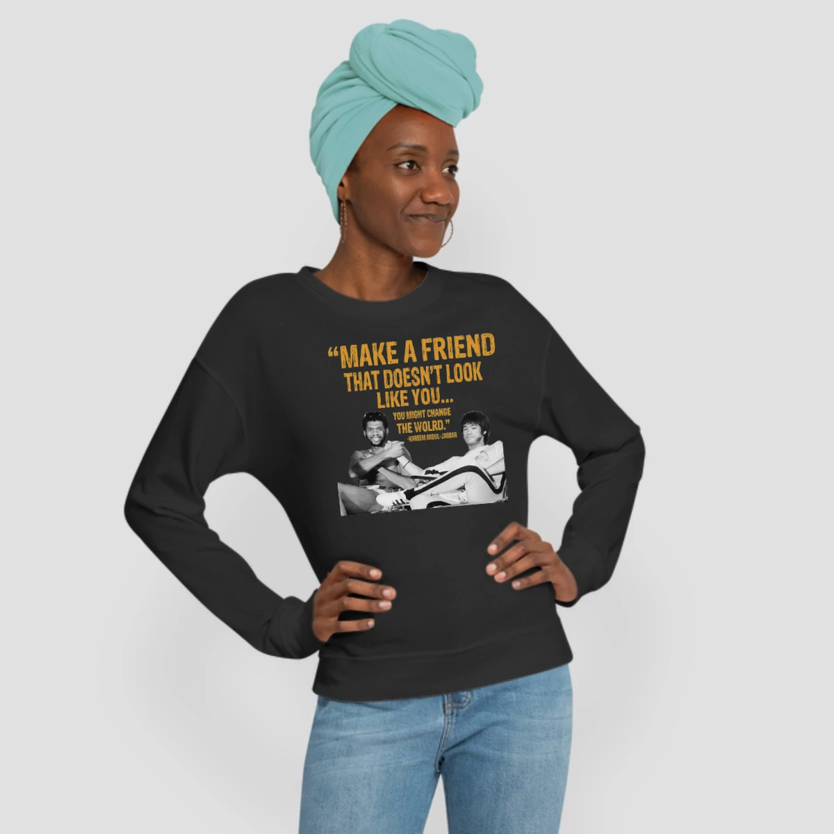 Make A Friend That Doesnt Look Like You You Might Change The World Kareem Abdul Jabbar