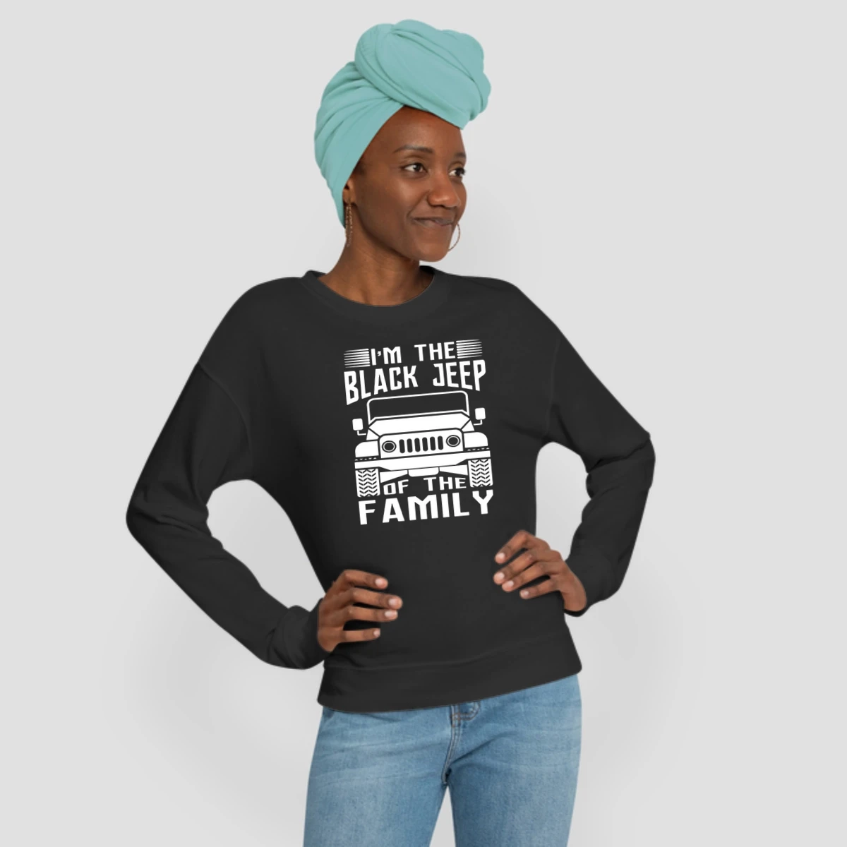 Mens Im The Black Jeep Of The Family Cool Offroad Gift