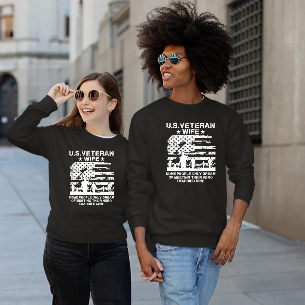 Mothers Day Us Veteran Wife Shirt Gift