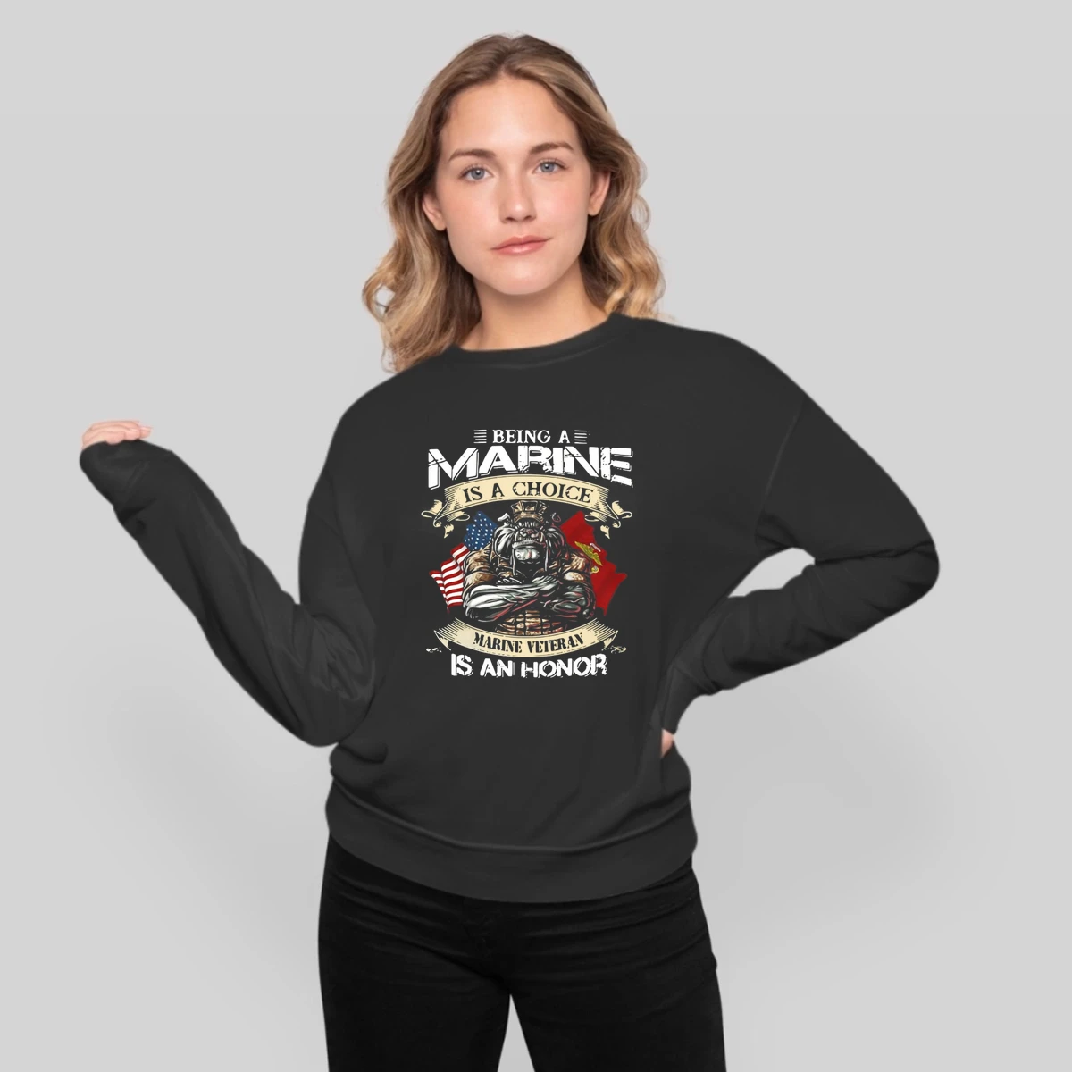 Being A Marine Is A Choice Marine Veteran Is An Honor