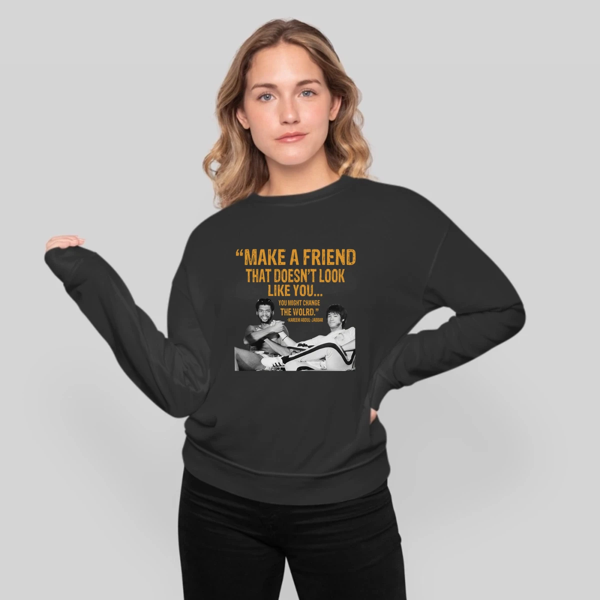 Make A Friend That Doesnt Look Like You You Might Change The World Kareem Abdul Jabbar