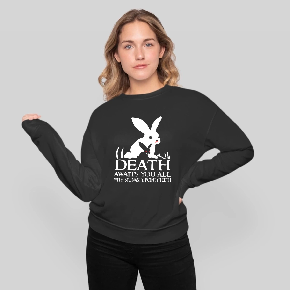 Monty Python Rabbit Death Awaits You All With Big Nasty Pointy Teeth