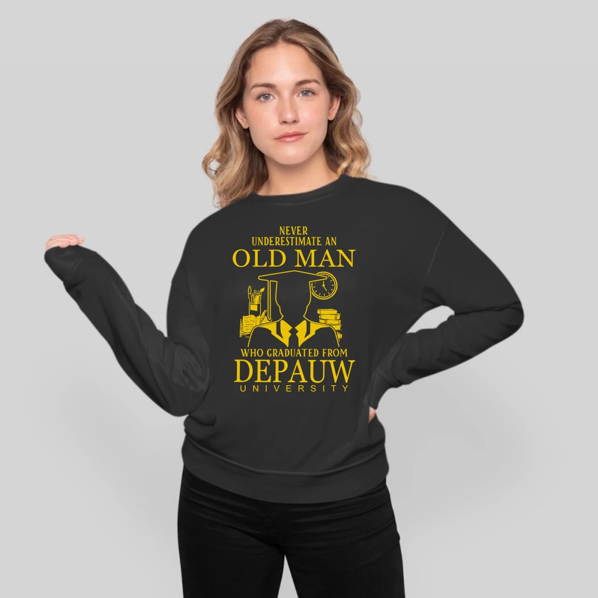 Never Underestimate An Old Man Who Graduated From Depauw University