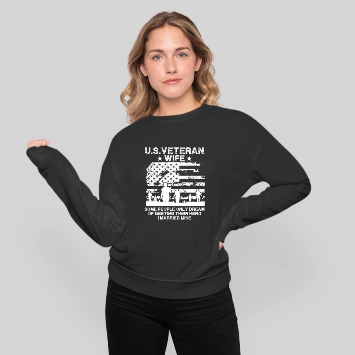 Mothers Day Us Veteran Wife Shirt Gift