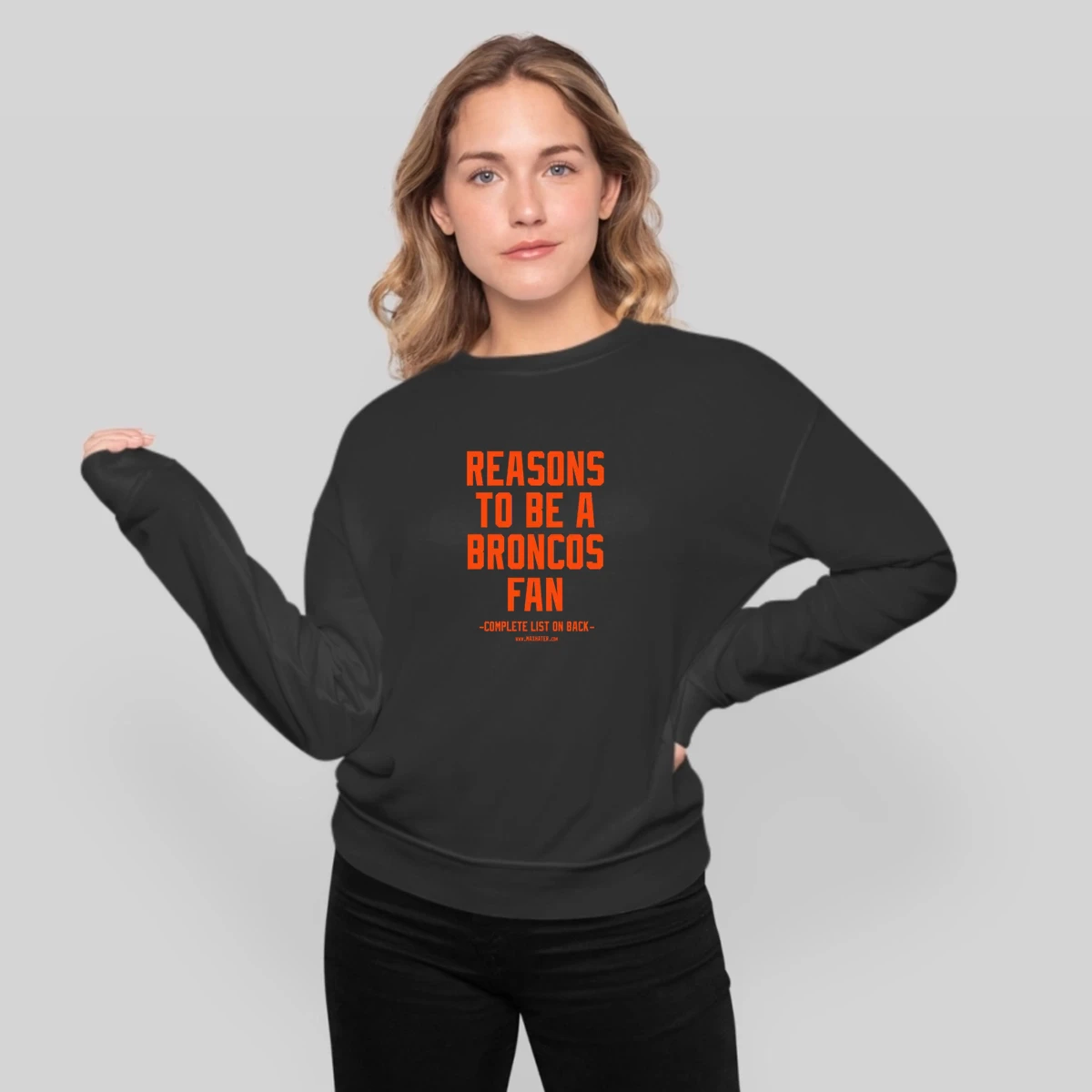 Anti Denver Broncos The No Reasons To Be A Broncos Fan Nfl Gag Gift