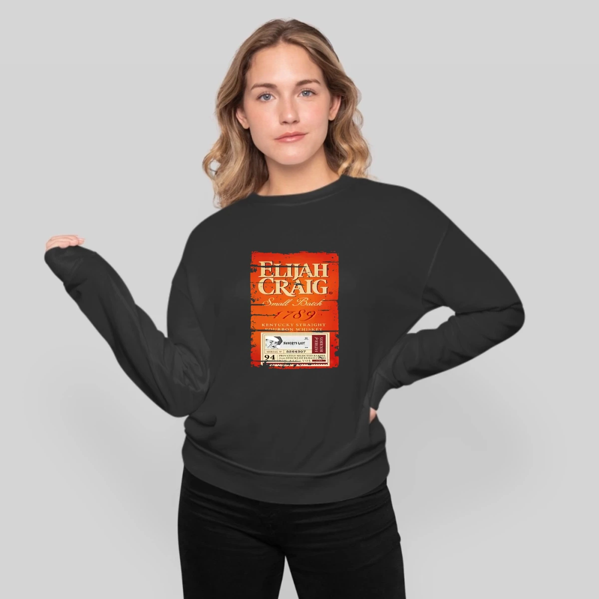 Elijah Craig Bourbon Alcohol Drinking Gift Distressed