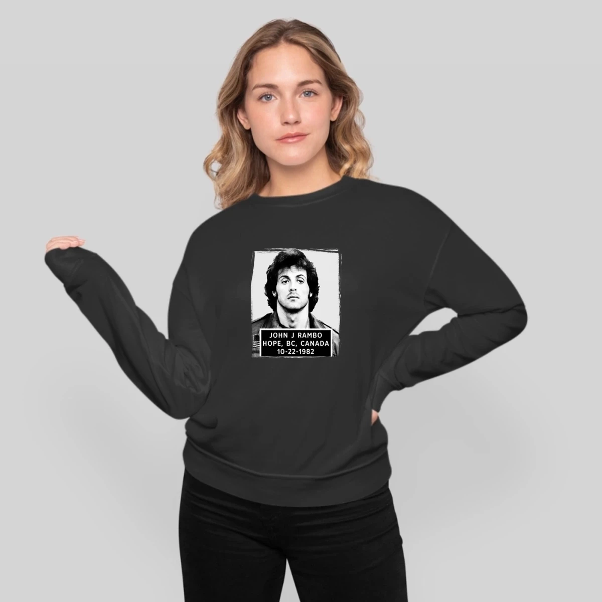John J Rambo First Blood Mugshot 80s Action Movie Fan