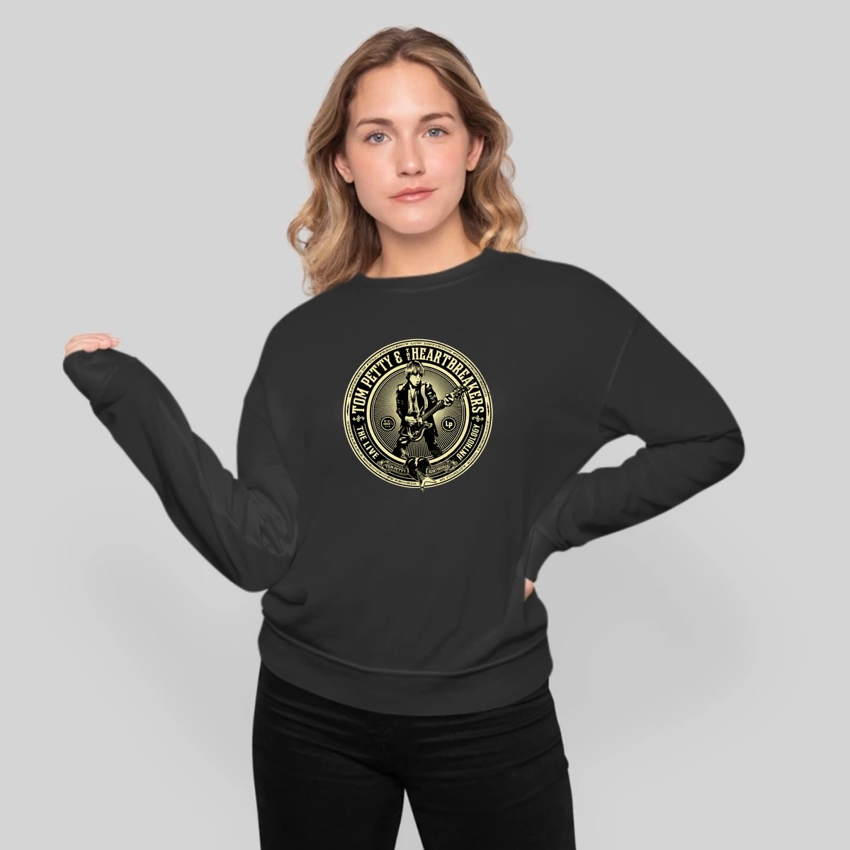 Tom Petty And The Heartbreakers Logo Black Size S 6xl