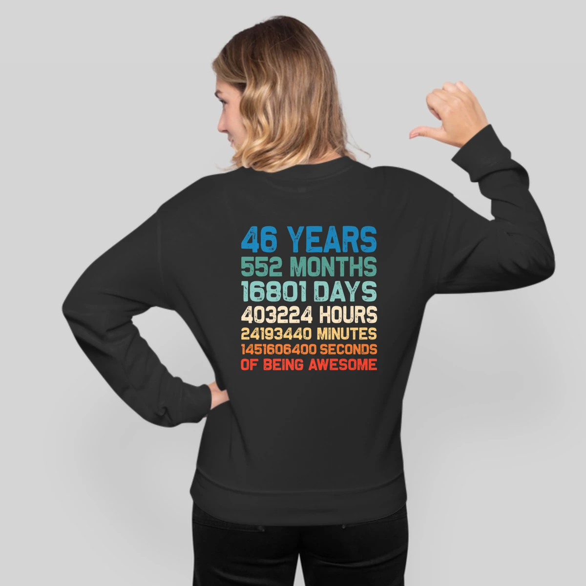 46th Birthday 46 Years Of Being Awesome Wedding Anniversary Premium