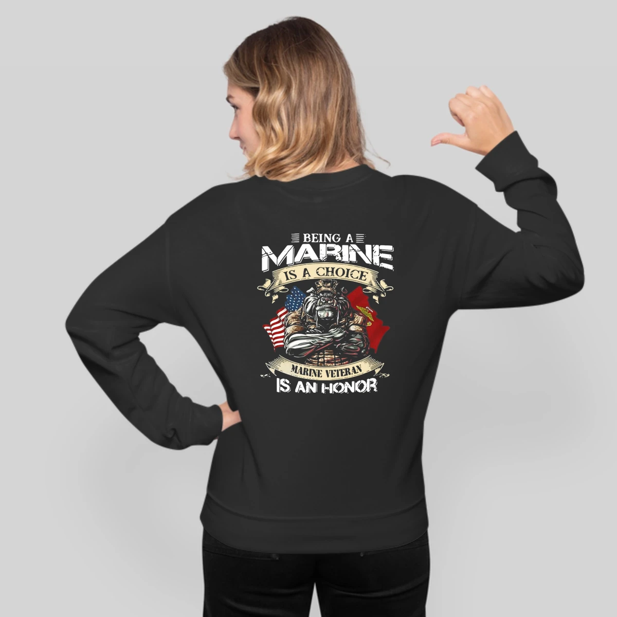Being A Marine Is A Choice Marine Veteran Is An Honor