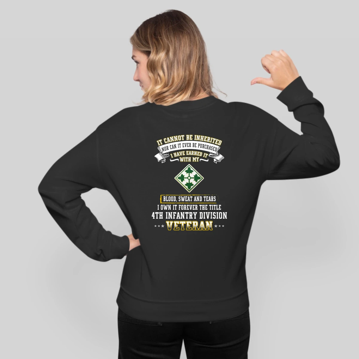 I Own Forever The Title 4th Infantry Division Veteran