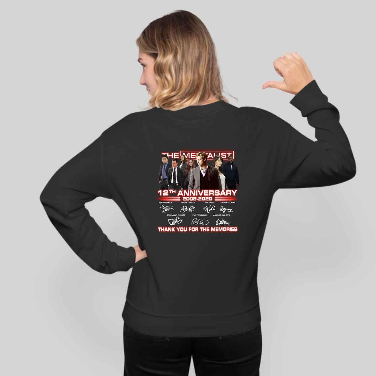 The Mentalist 12th Anniversary Thank You For The Memories Signatures