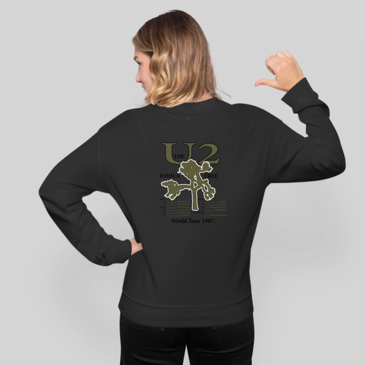 2 Side Limited Edition U2 Band Live The Joshua Tree World Tour 1987