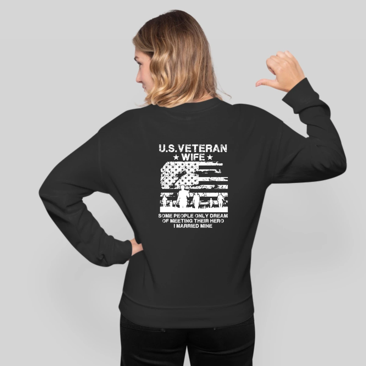 Mothers Day Us Veteran Wife Shirt Gift