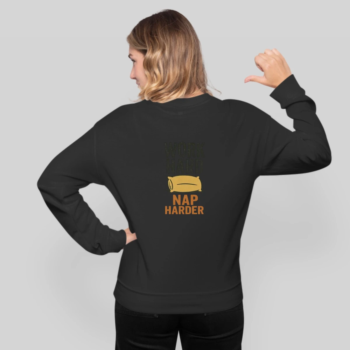 Work Hard Nap Harder Funny Productivity