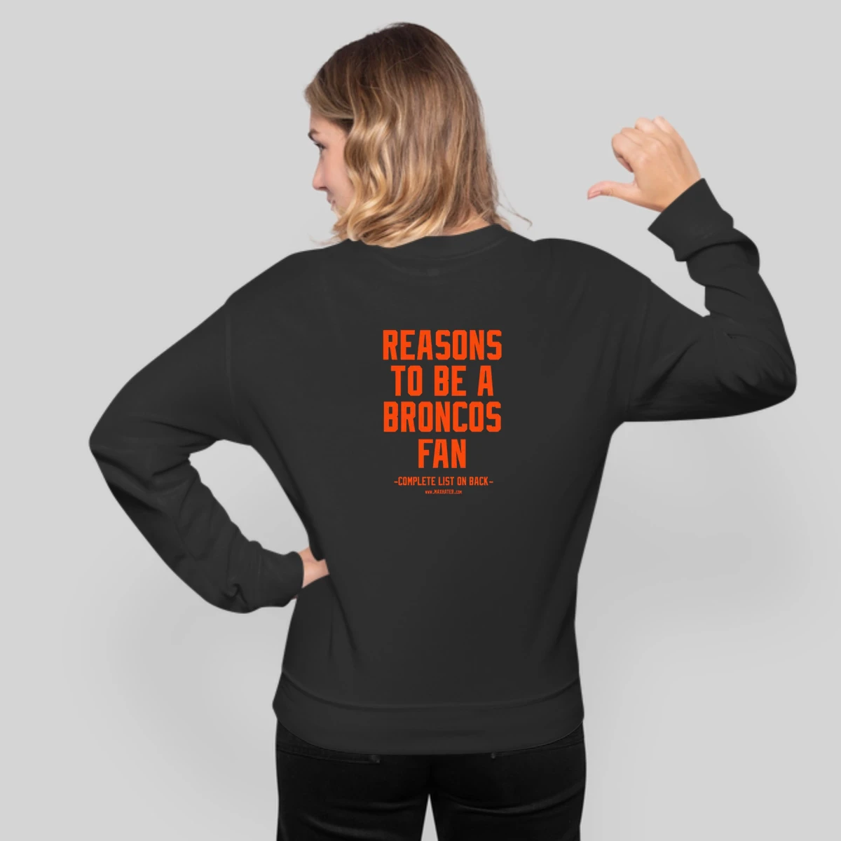 Anti Denver Broncos The No Reasons To Be A Broncos Fan Nfl Gag Gift