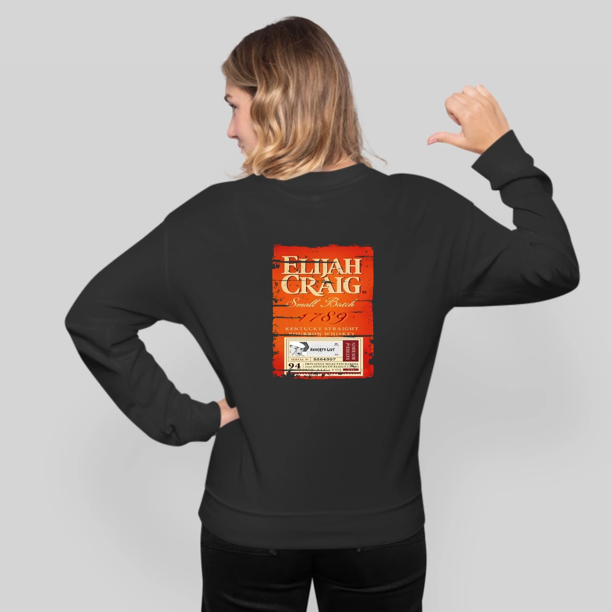 Elijah Craig Bourbon Alcohol Drinking Gift Distressed