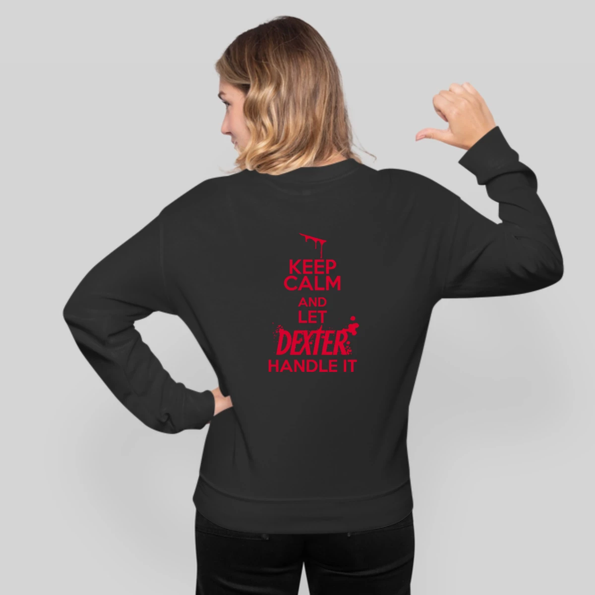 New Dexter Morgan Keep Calm And Let Dexter Handle It Cool White