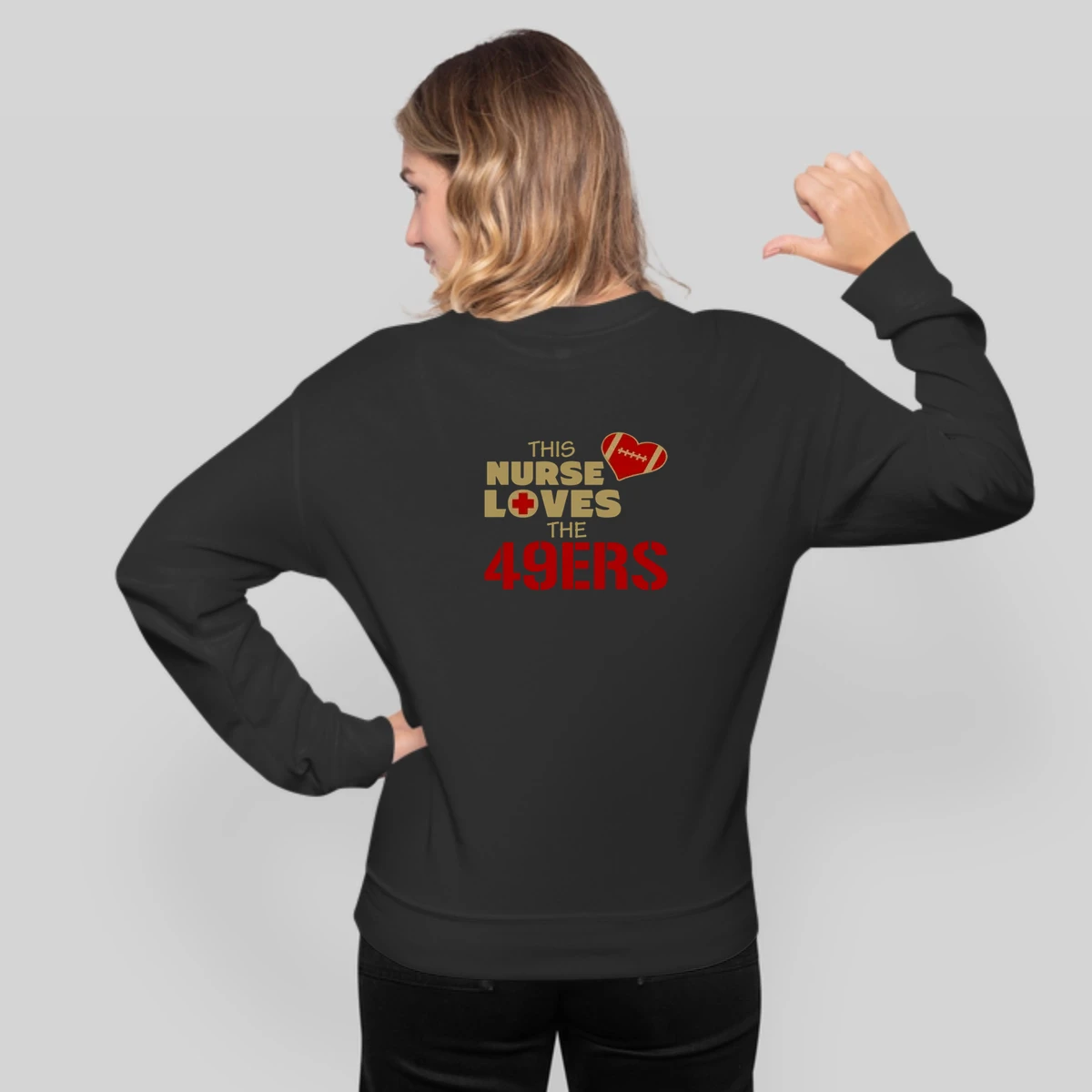 This Nurse Loves The 49ers Football San Francisco 49ers Team Colors