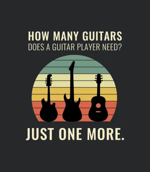 Funny Design How Many Guitars Does A Guitar