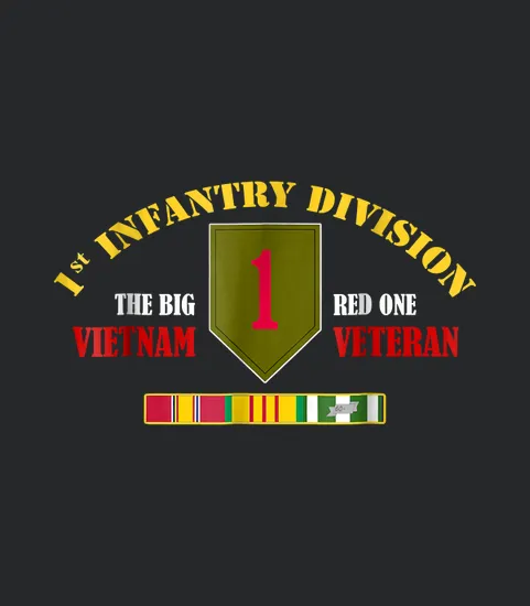 1st Infantry Division Vietnam Veteran The Big Red One