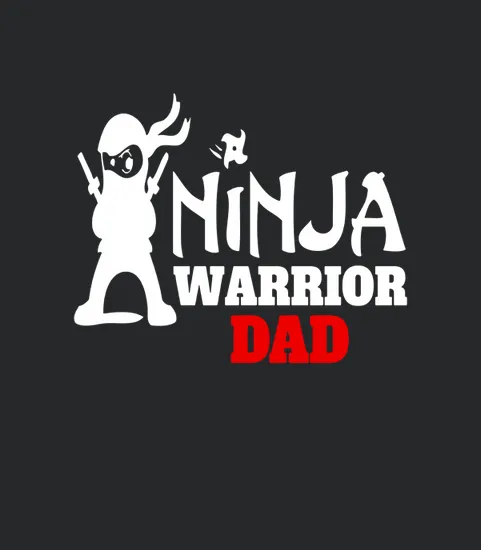 40 Family Mens Ninja Warrior Dad