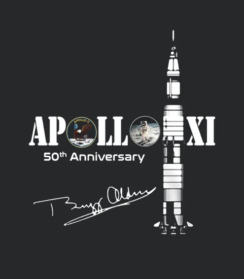 Apollo Xi 50th Anniversary With Astronaut Buzz Aldrin Signature