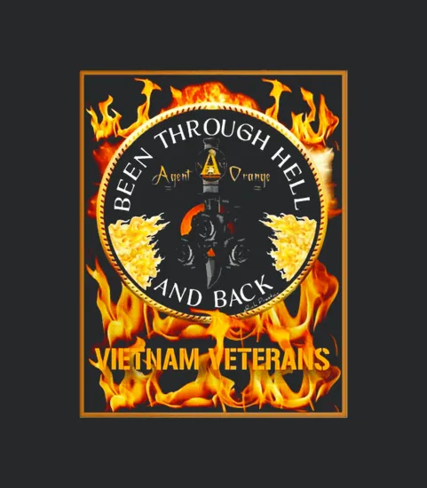 Been Through Hell Agent Orange And Back Vietnam Veterans Trucker Cap