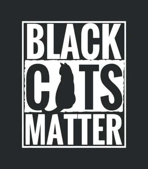 Black Cats Matter Funny Parody Black Lives Matter Tee
