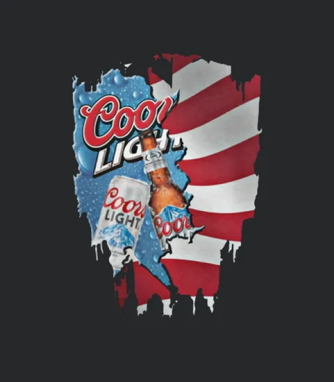 Independence Day 4th Of July Coors Light America Flag