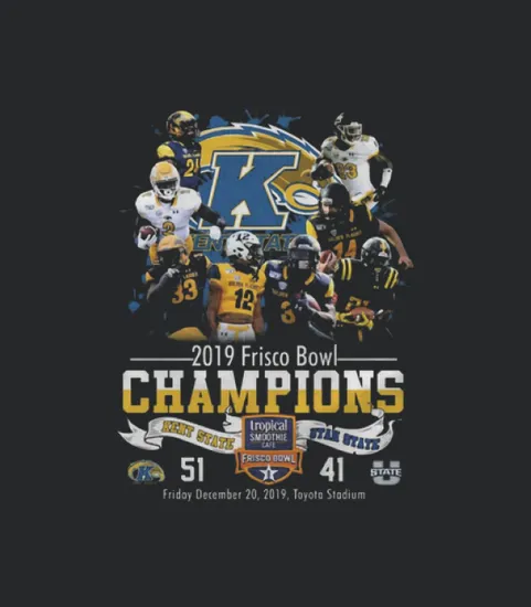 Kent State Golden Flashes 2019 Frisco Bowl Champions Utah State