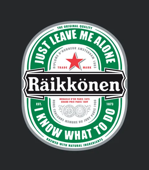 Raikkonen Logo Andampampquotjust Leave Me Alone I Know What To Doandampampquot Large