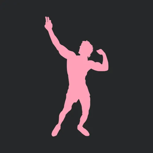 Zyzz Silhouette Vector